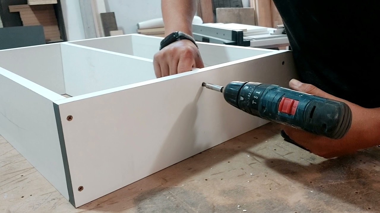 como hacer mueble para baño