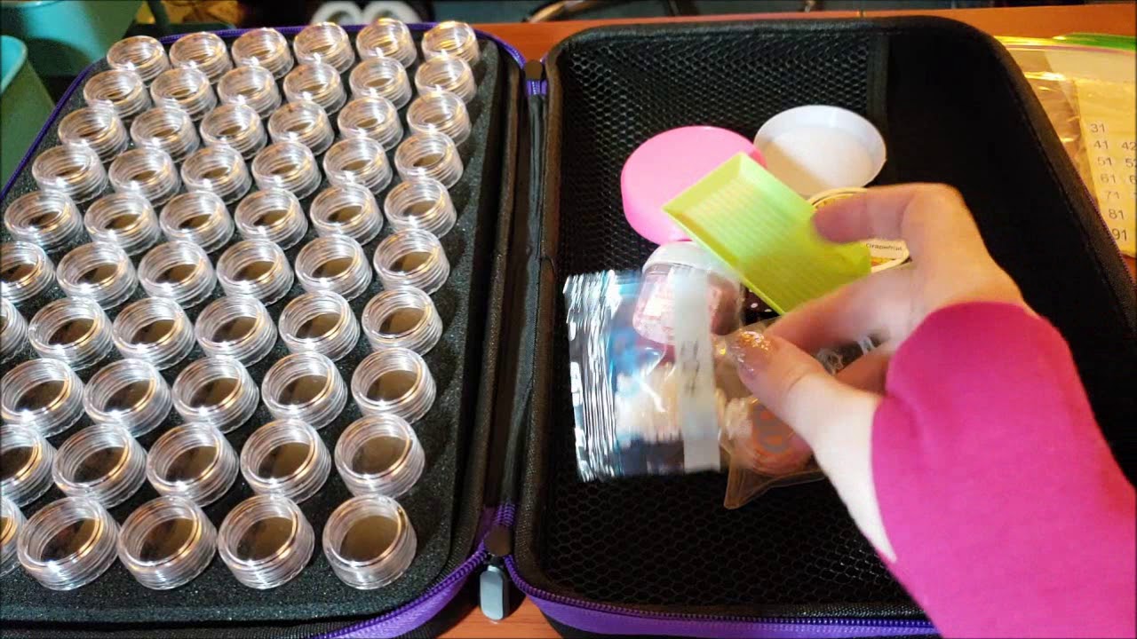 60 Container Diamond Organizer Review & Demo!!