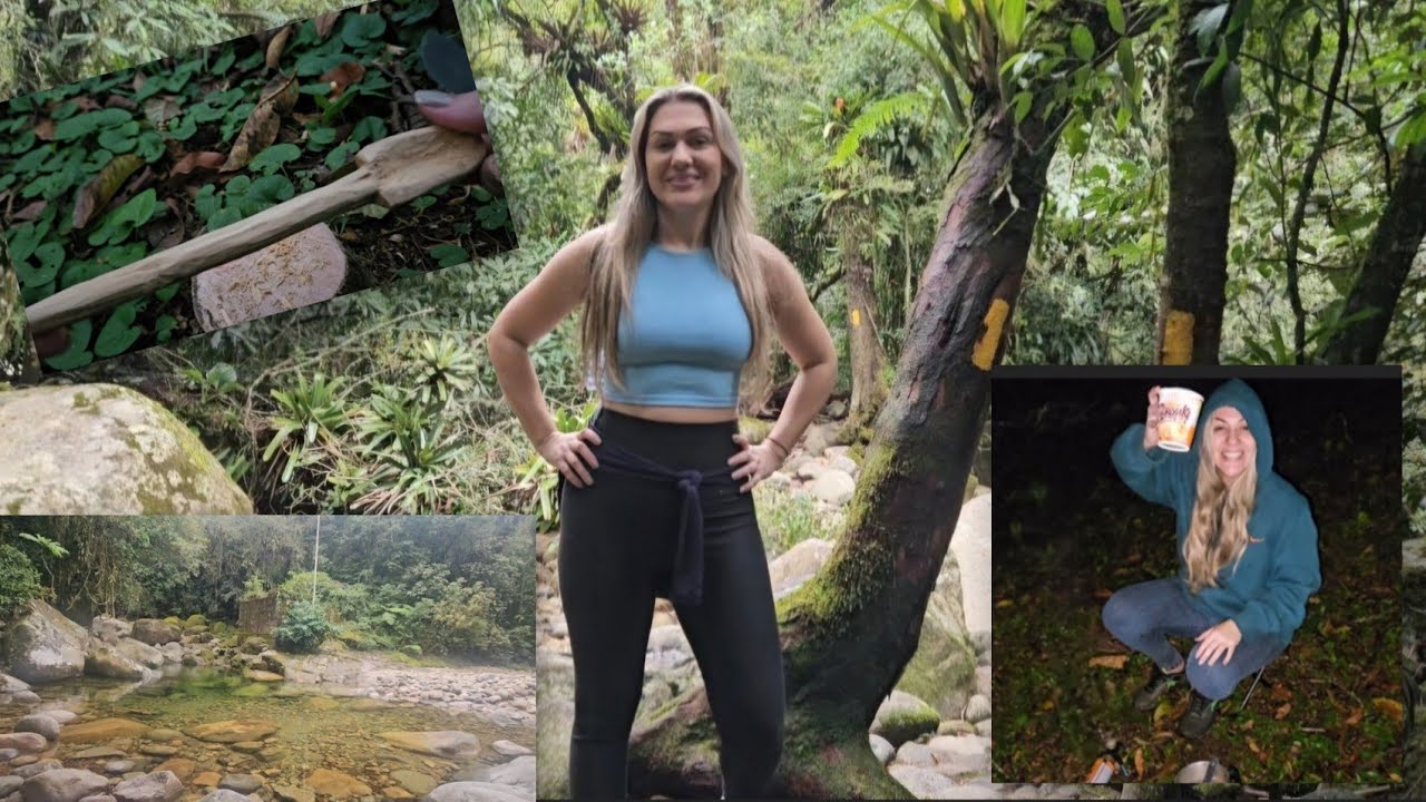 Acampando em Guapimirim! Chuva, PARNASO,Hipotermia, baixa culinária e entalhe! MulheresNoBushcraft🌻