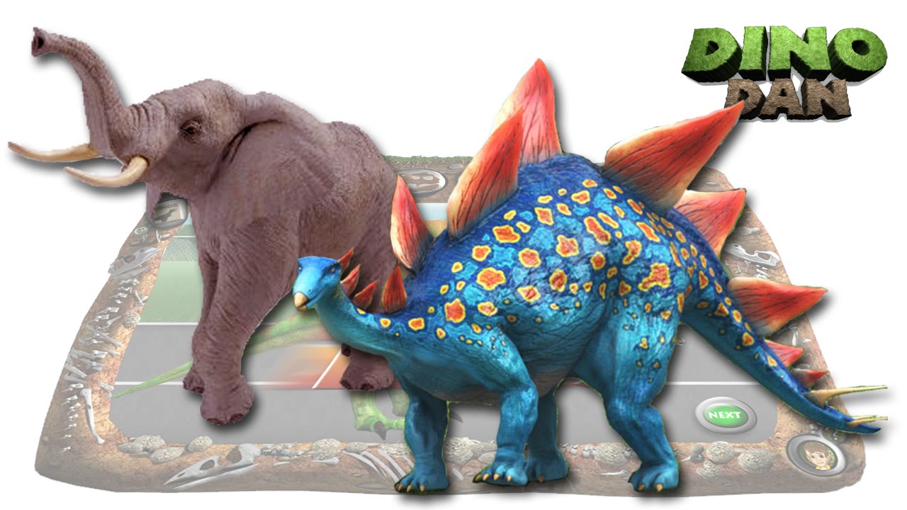 DINO DAN : DINO DUELS # 10  Stegosaurus VS. Elephant