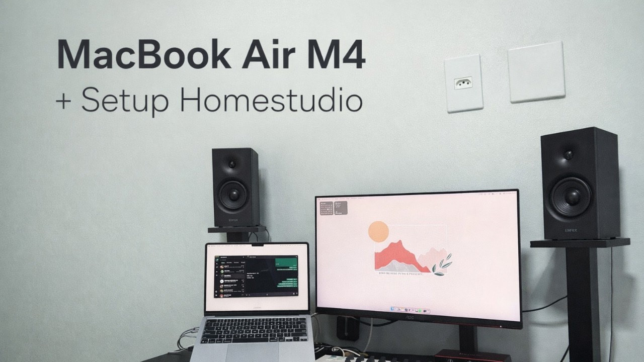 Unboxing MacBook Air M4 + Reorganização do Homestudio - Canção do Alto Music