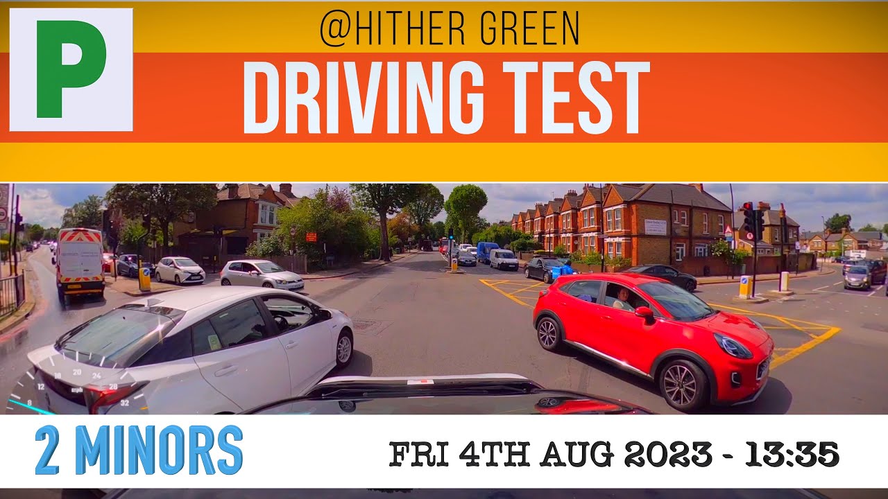 DRIVING TEST @ HITHER GREEN DTC 4TH AUG 2023 1:35PM #drivingtestvideo #hithergreentestroute #ojkenny