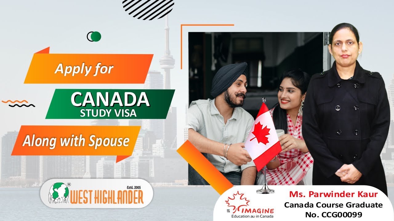 Apply for Canada Study Visa along with spouse
