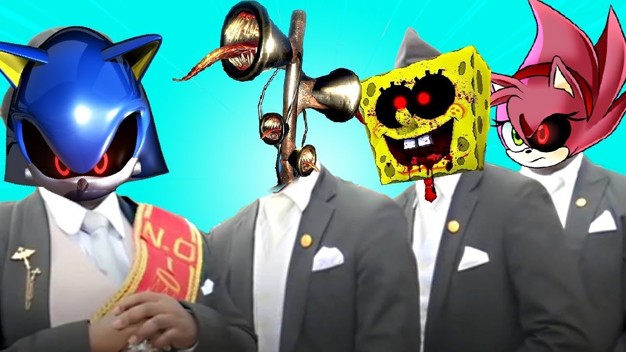 Metal Sonic & SpongeBob.EXE & Siren Head & Amy.EXE - Coffin Dance Astronomia (COVER)