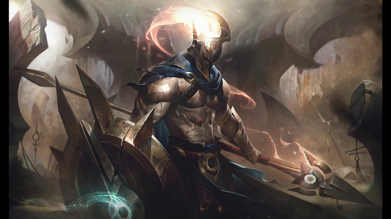 Pantheon, the Unbreakable Spear. Champion Theme with Quotes ( rework )