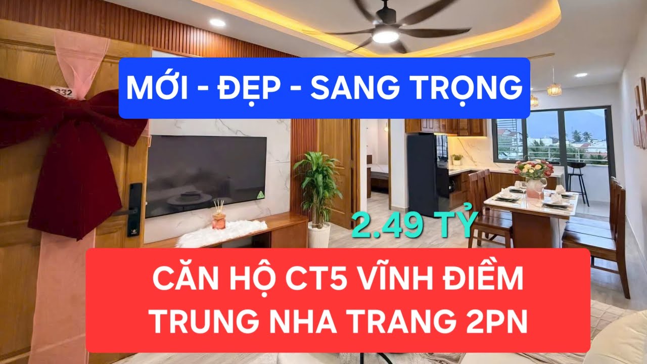 Bán căn CT5 Vĩnh Điềm Trung Nha Trang mới đẹp sang trọng