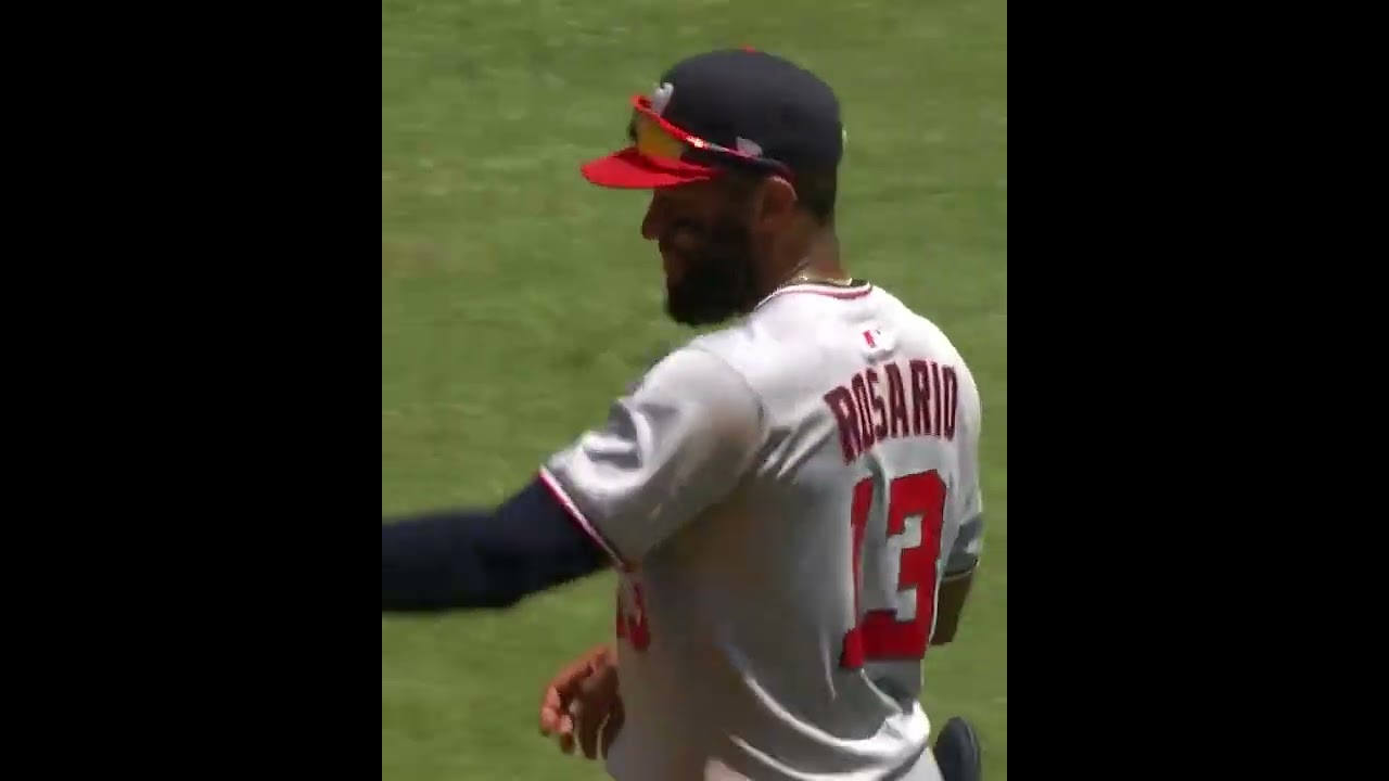 tremenda jugada de amed rosario #gamer #mlb #baseballszn #baseball