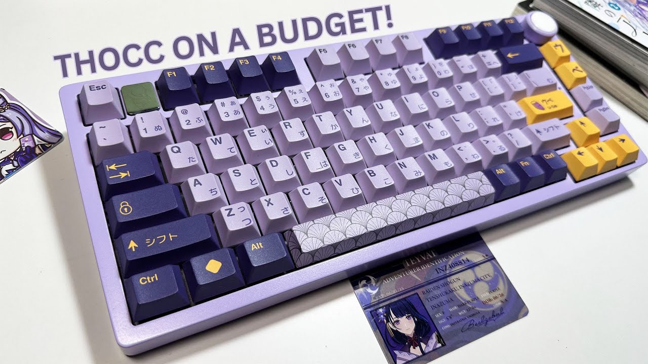 Leobog HI75 Purple Theme Build! | Keyboard Barebones PALING THOCKY DI BAWAH 1 JUTA!