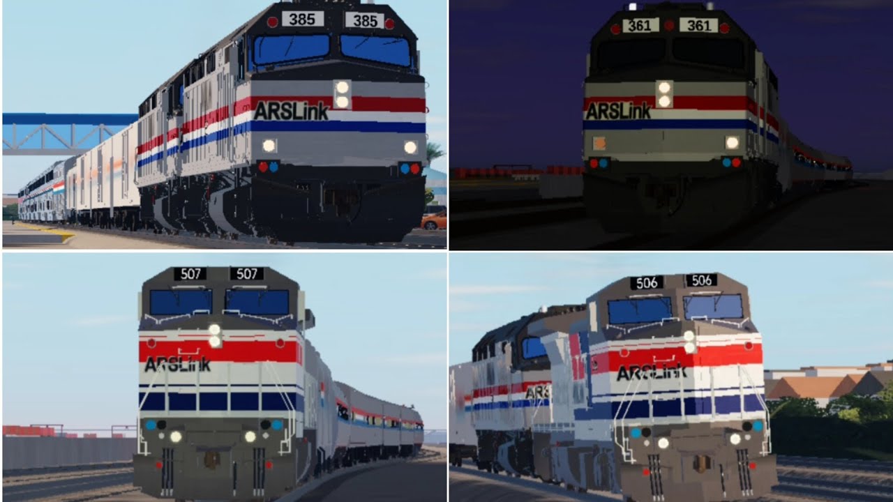 Vintage ARSLink trains on SoCal Train Sim