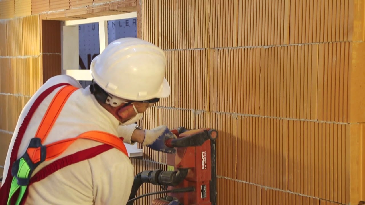 Ekoklinker 20 S Kanal Ve Buat Açma / Ecoklinker 20 S Conduit and Junction Box Installation