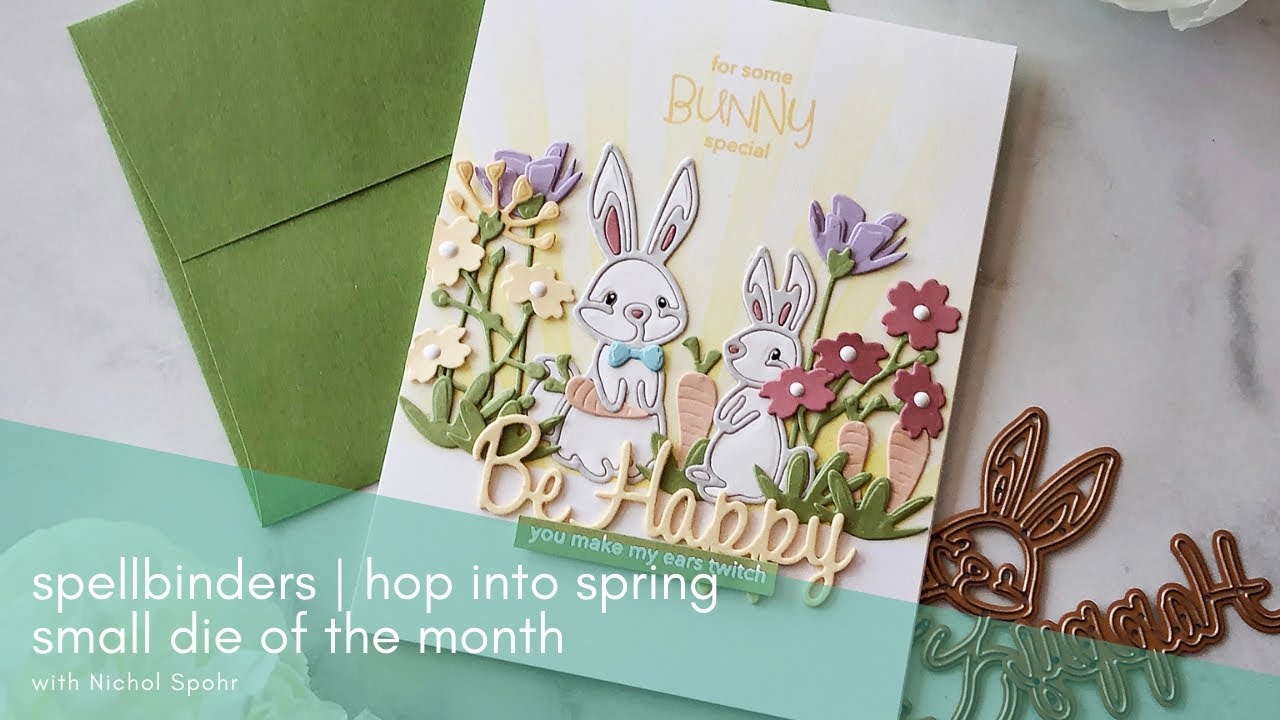 Spellbinders | Hop Into Spring Small Die of the Month Card
