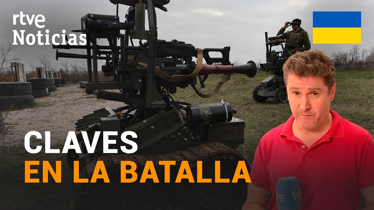 UCRANIA: Los DRONES TERRESTRES se MULTIPLICAN en el FRENTE para CONTRARRESTAR las ALTAS BAJAS | RTVE