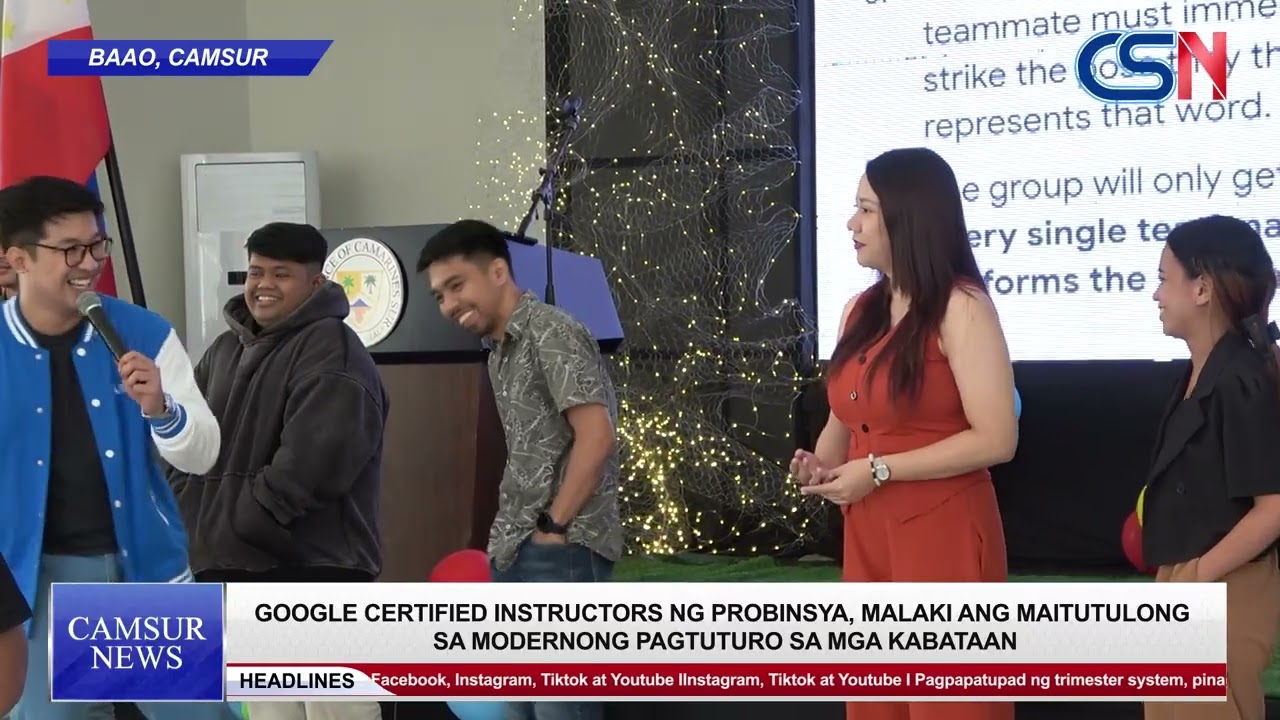 72 Instructors mula sa GMVCC at BCC, Google certified teachers na