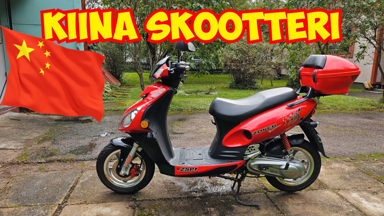 Kiina skootteria ostamassa