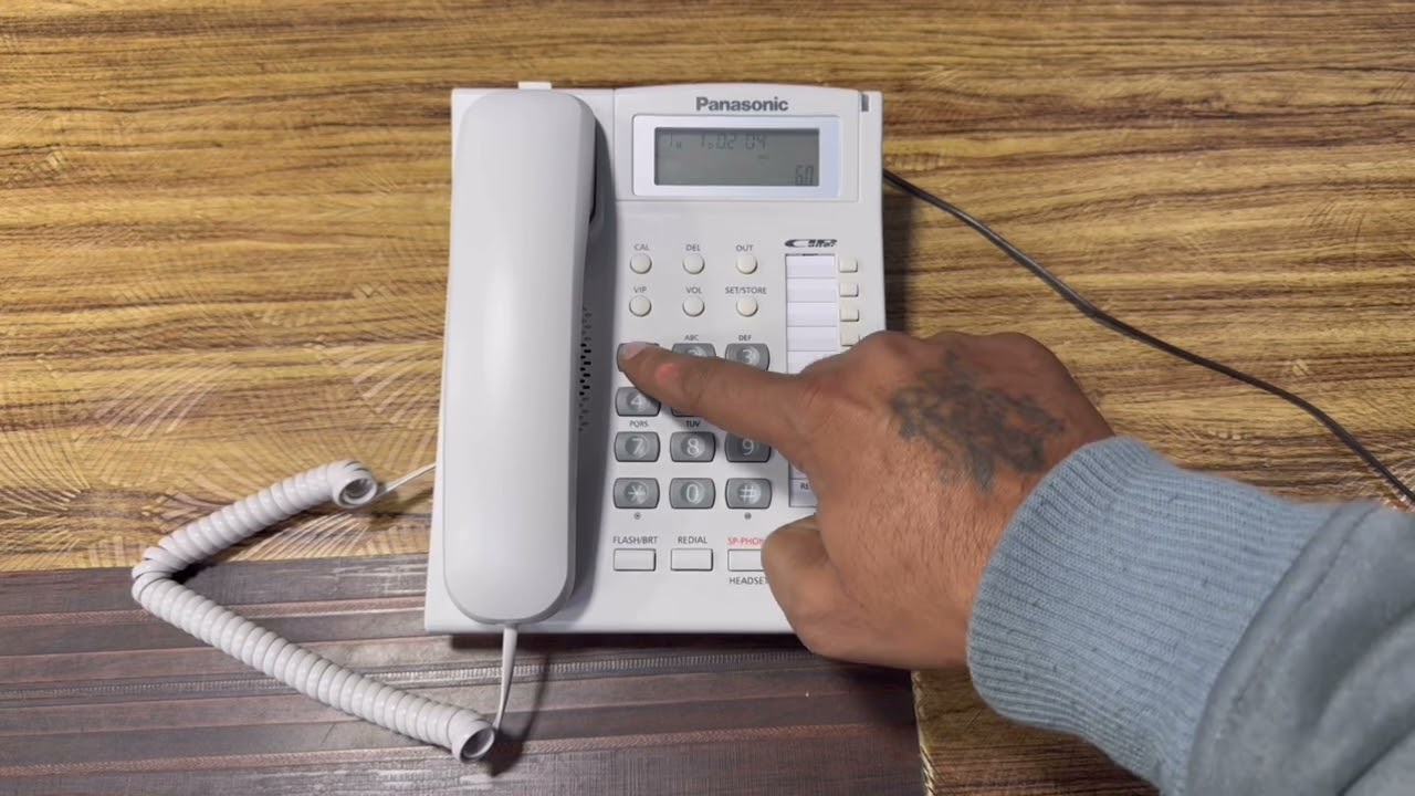 How to setup one touch speed dial button of Panasonic telephone kx-ts880mx 