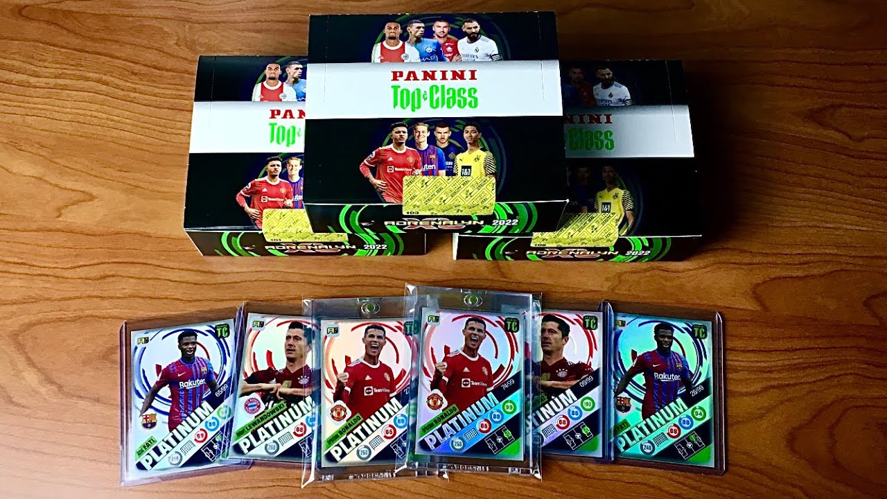PLATINUM BUNDLE mit NUMMERIERTEN Karten + DISPLAY | Panini Top Class 2021-22 Adrenalyn XL