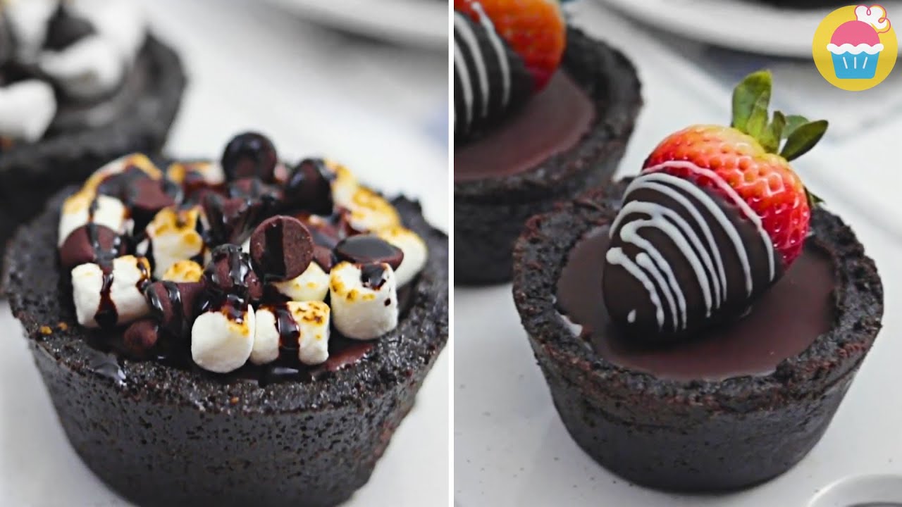 Silkiest Chocolate Tart Recipes | 3 NO-BAKE CHOCOLATE TART RECIPES | Nyam Nyam