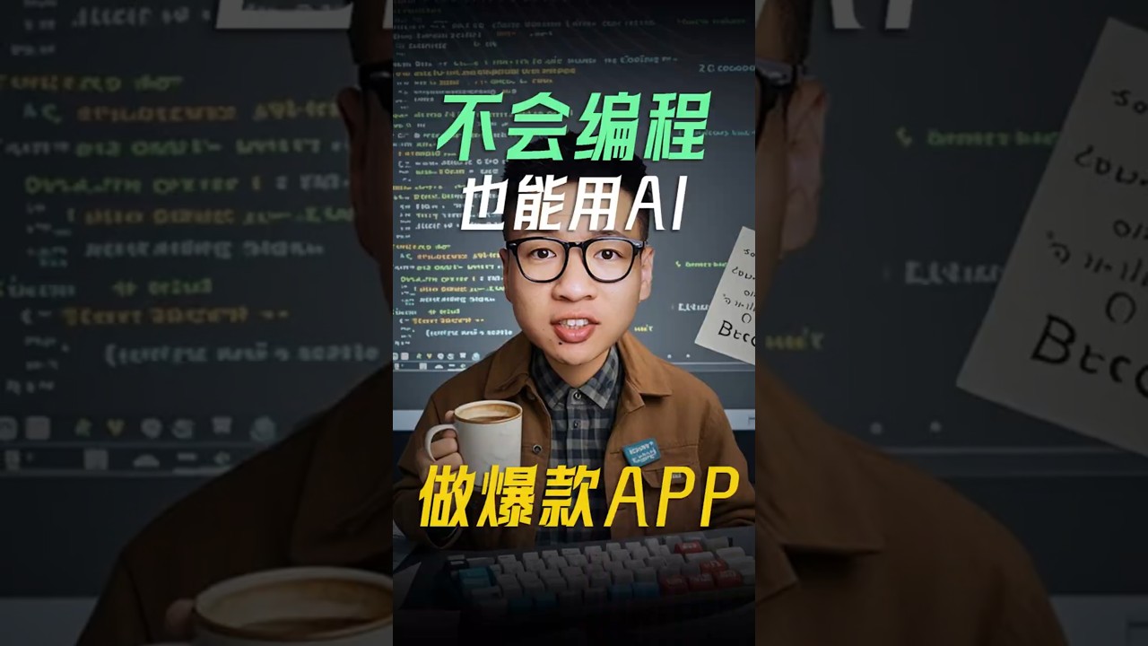 不会编程也能1小时做爆款APP #ai #aigc#ai工具 #人工智能 #编程 #程序员 #app