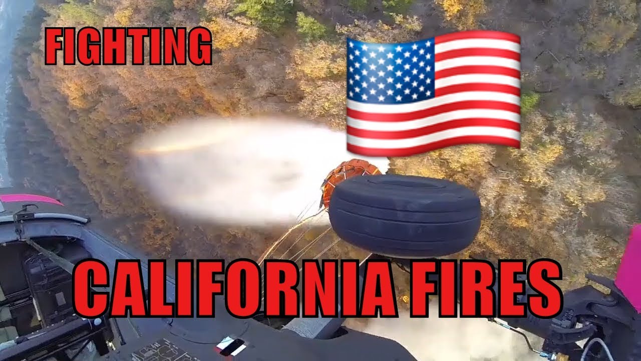 HEROIC US National Guard & Military Fight CALIFORNIA FIRES with Chinooks (2018)