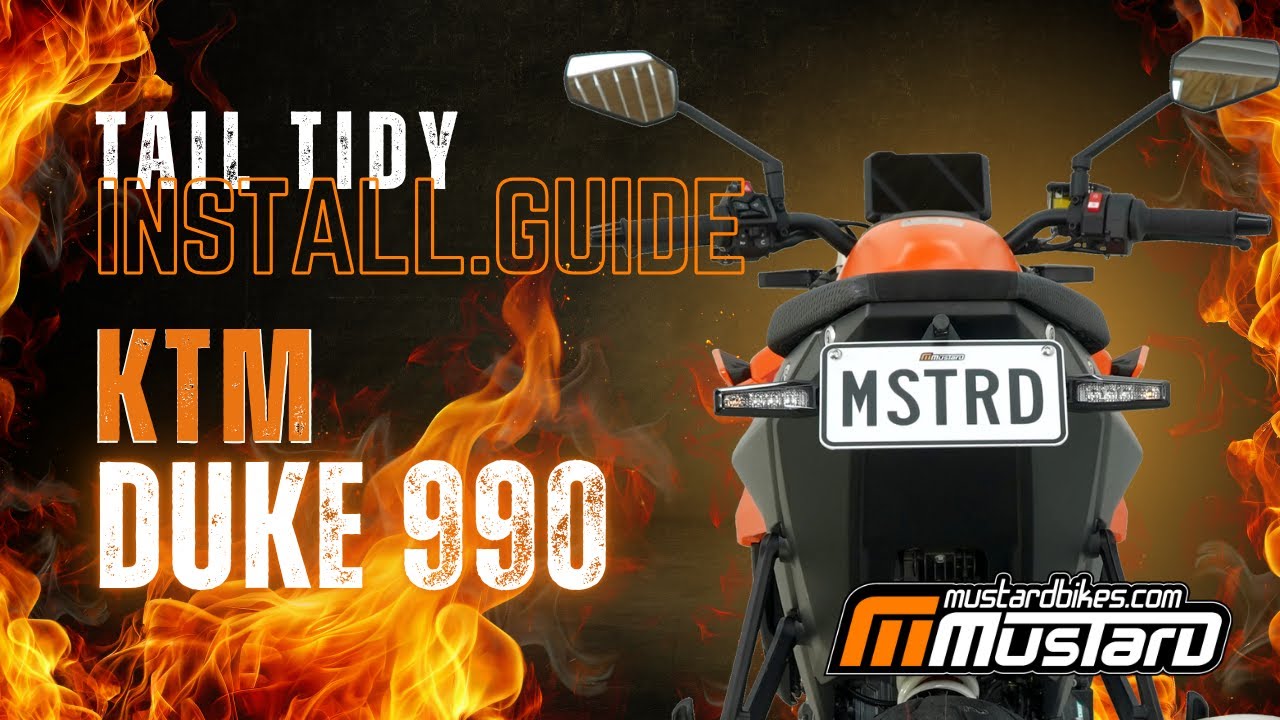 Installing a Mustard Bikes tail tidy on a 2024 KTM Duke 990 or Superduke 1390
