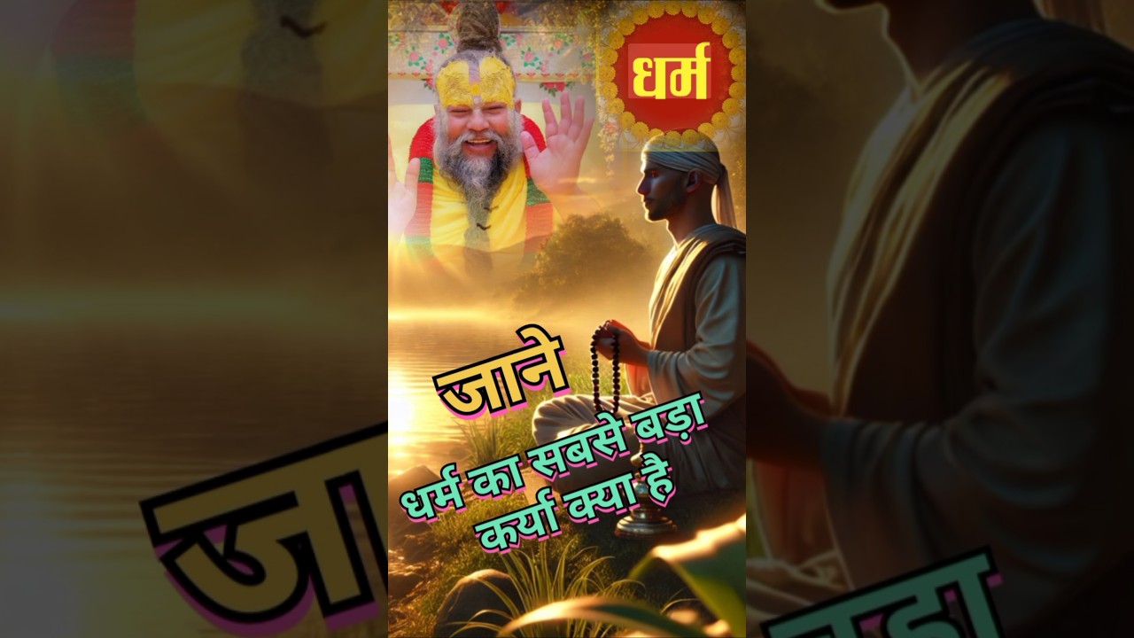 What is the biggest work of religion #youtubeshorts #motivation #premanandjimaharaj