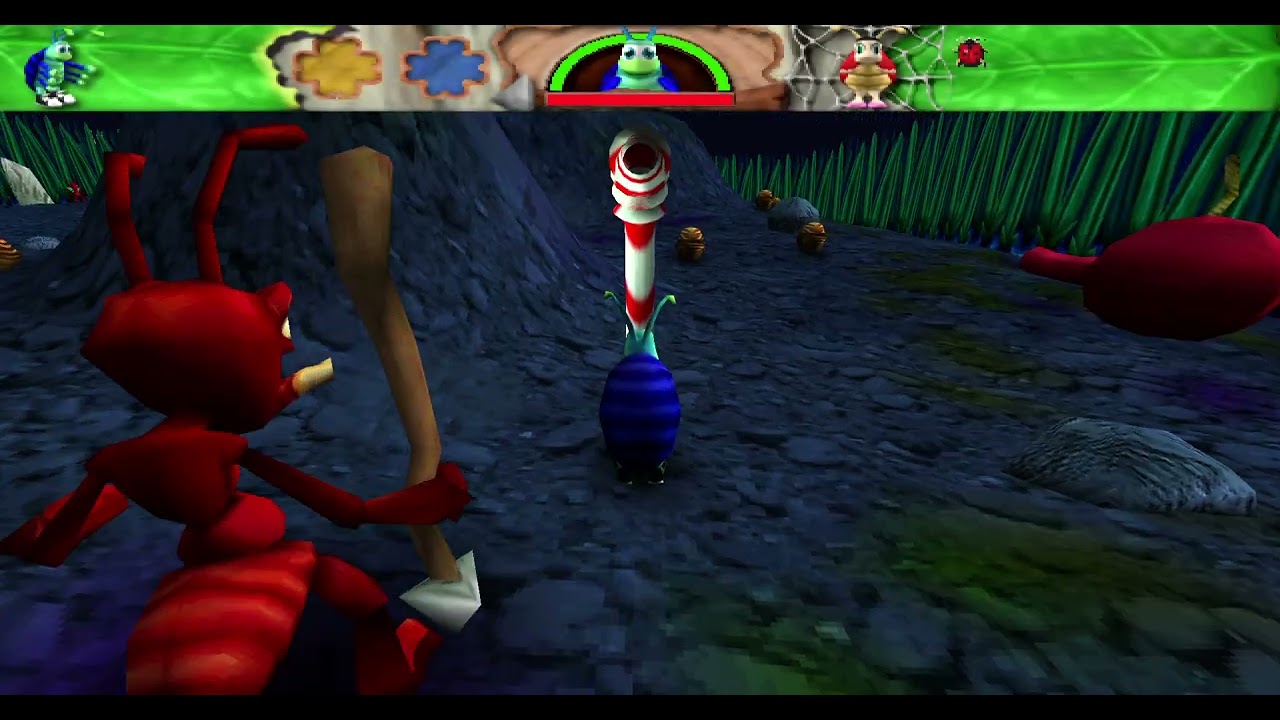 Bugdom Level 8 with uncapped render distance