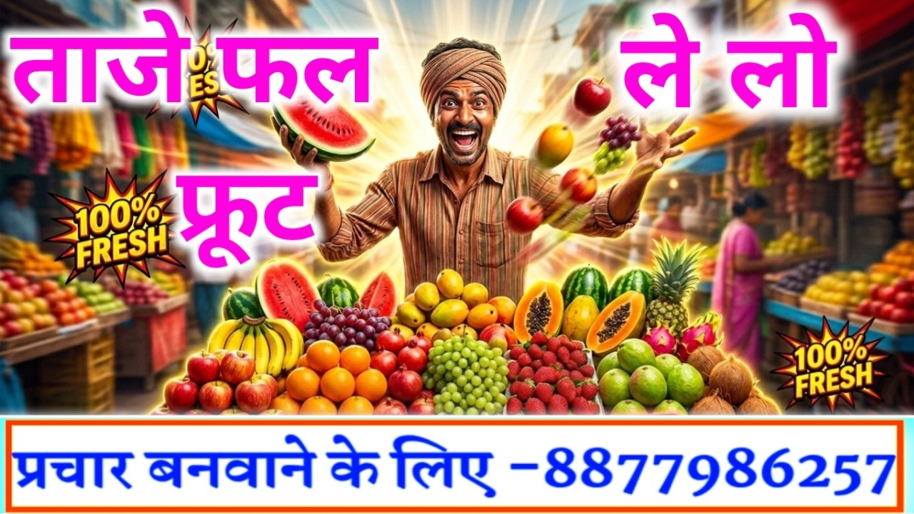 Fal fruit ka prachar। फल फ्रूट बेचने वाला रिकॉर्डिंग। #newprachar #falkaprachar #trendingprachar