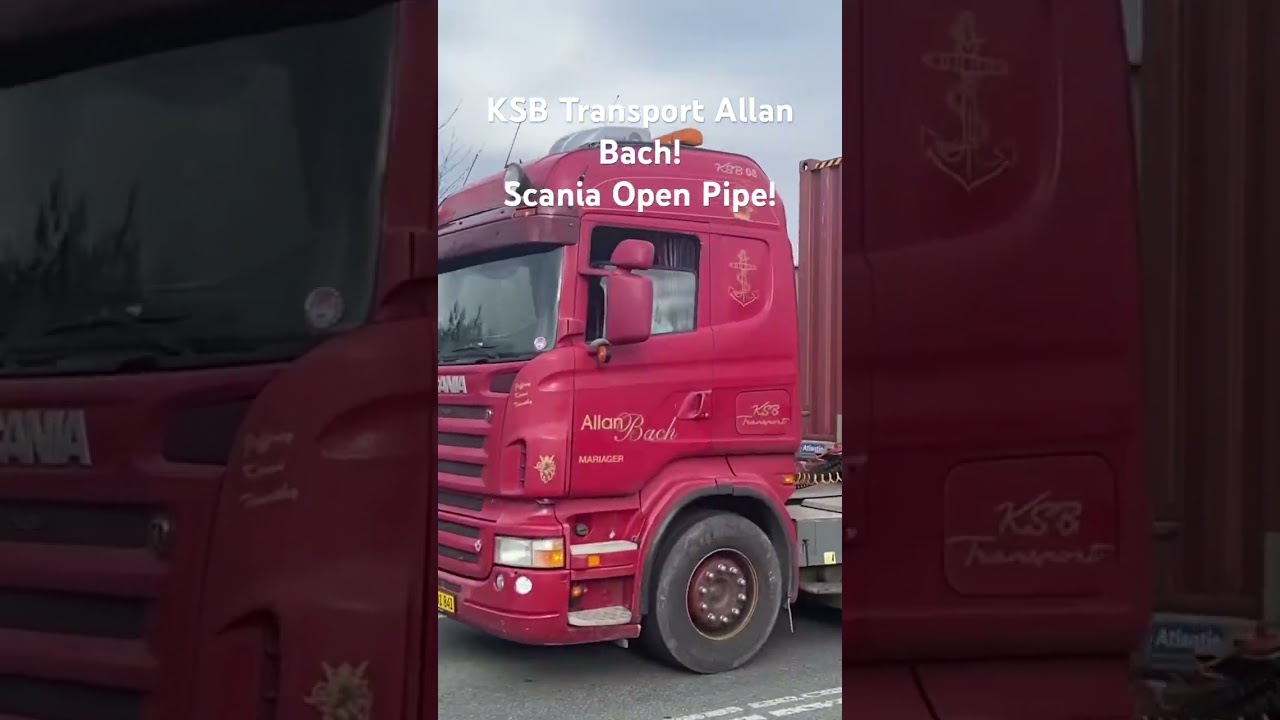 Scania Open Pipe 🤠🚨#truckspotting #denmark #scania #scaniapower #openpipe #dutchstyle #scaniapower