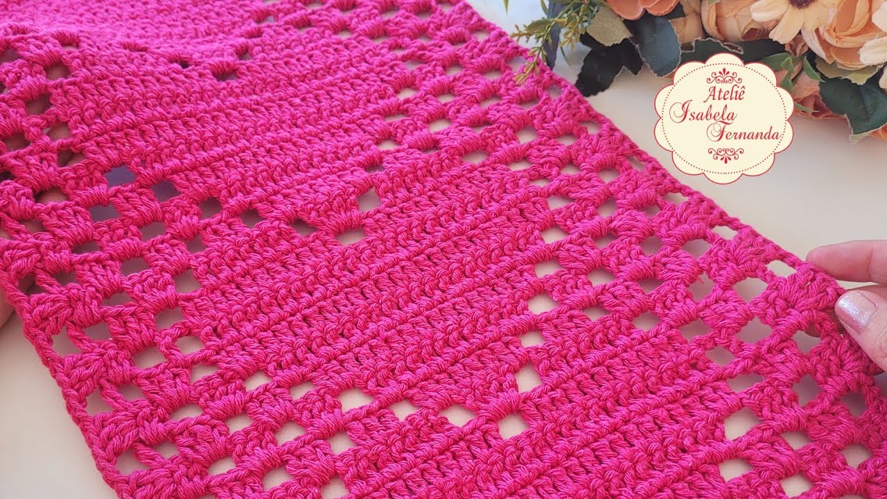 Base de Coração Linda Para  Tapetes de Crochê  Passadeira e Trilho de Mesa