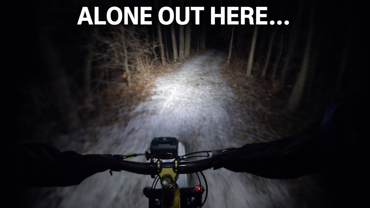 Solo Night Snow Ride | Clearing My Mind on the Trails