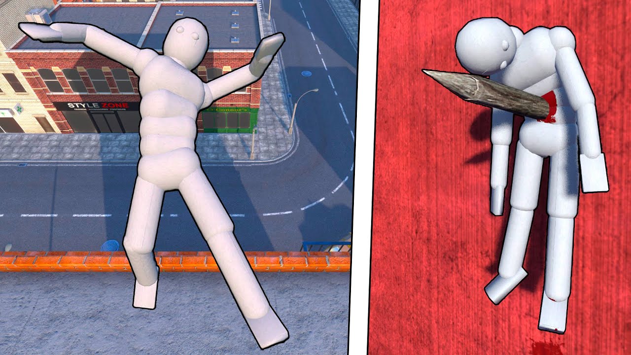 Euphoria Ragdoll Physics: The Best Epic NPC Falls! Compilation #373
