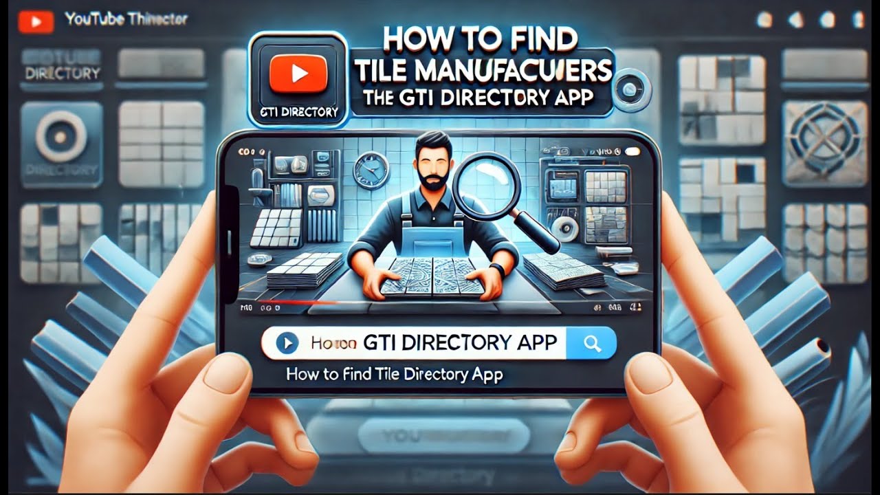 How to Find Tile Manufacturers Using GTI Directory App?