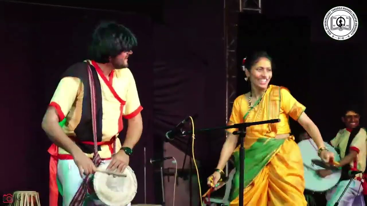 Pune University Folk Orchestra Stuns with Mesmerizing Performance लोकसंगीत