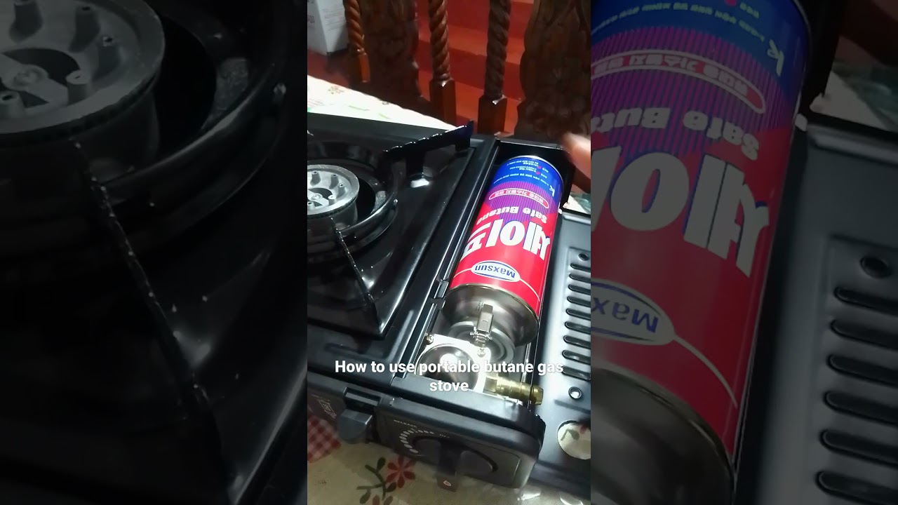 PAANO GAMITIN ANG PORTABLE BUTANE GAS STOVE (SAFE) #shorts