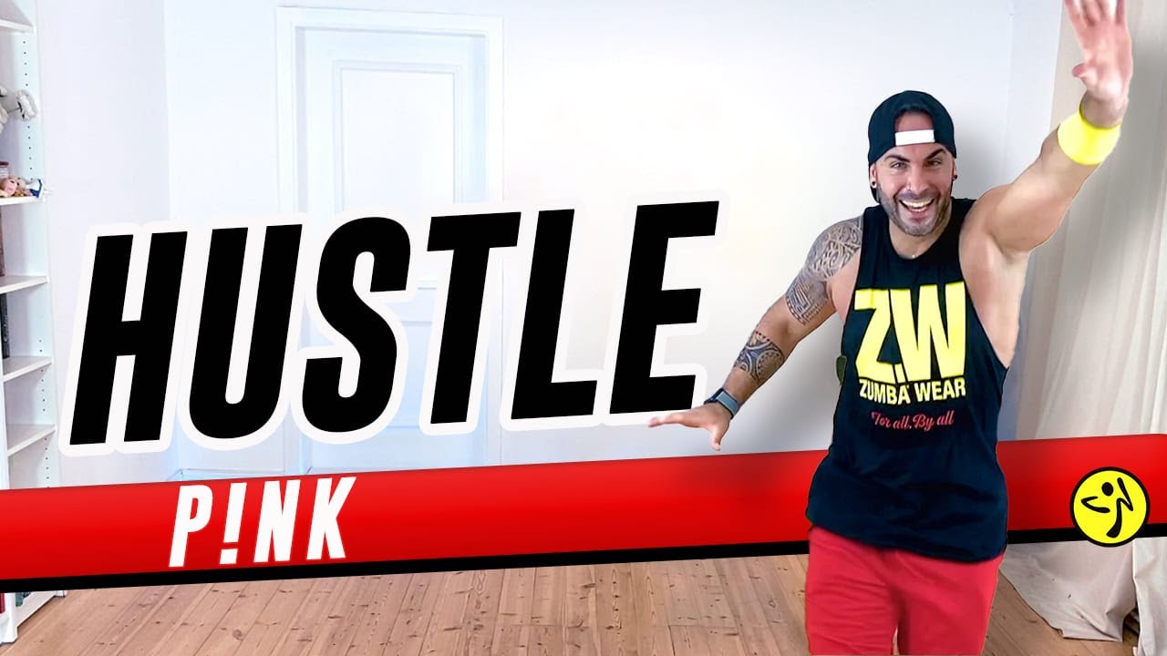 PINK - Hustle | Zumba fitness | Dance Workout | Home Workout | Full Body | No Equipment