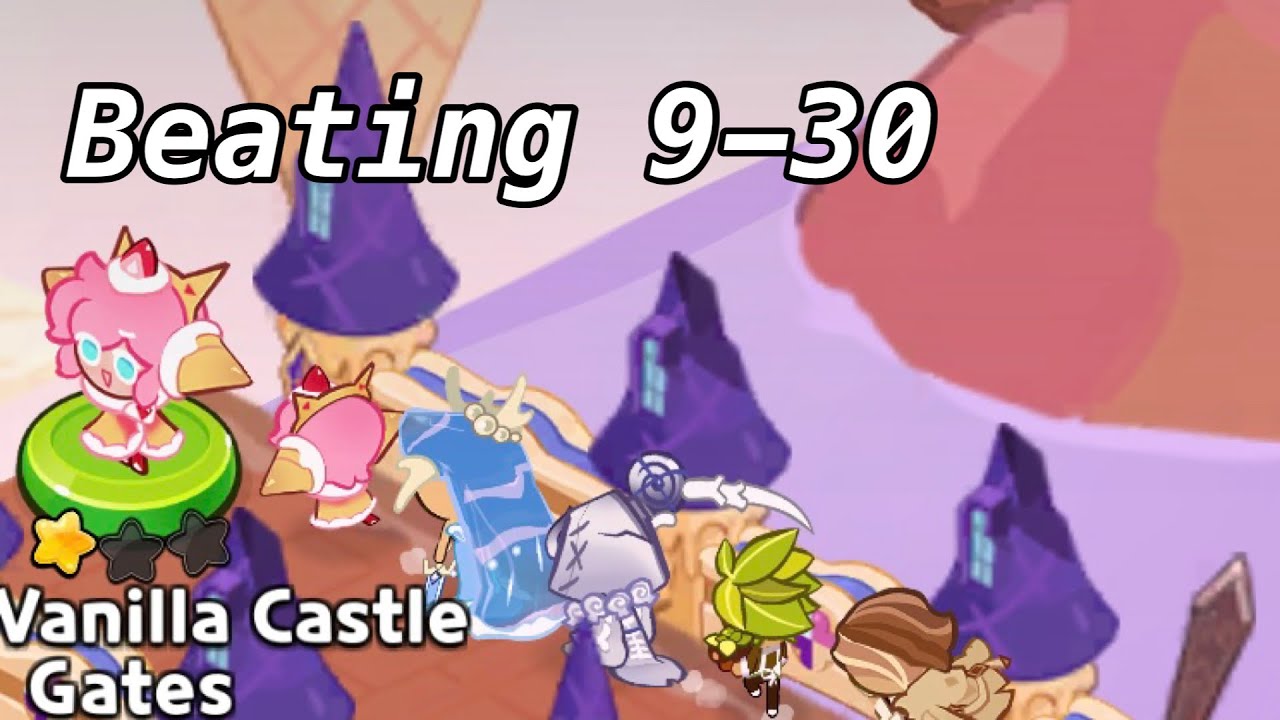Beating 9-30 in cookie run Kingdom!