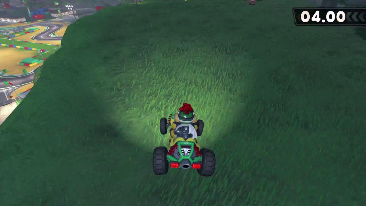 Je joue à Mario kart world!