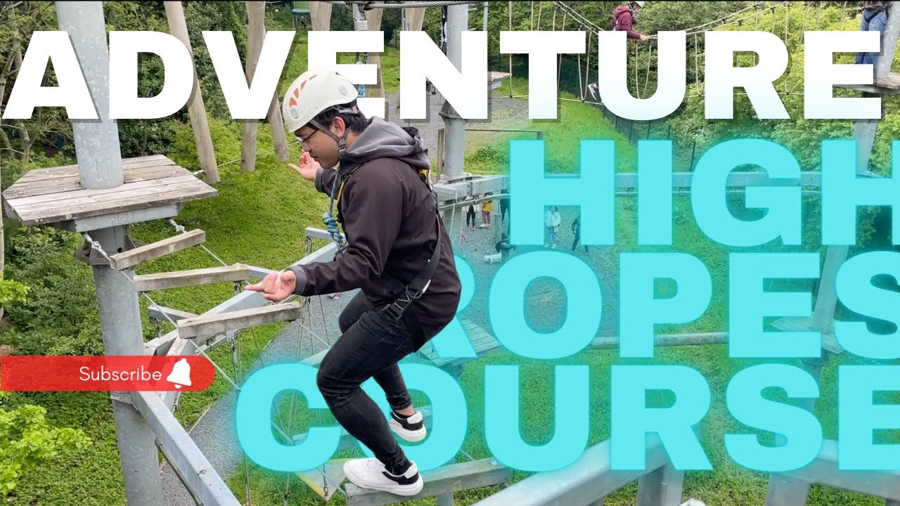 Веревочный парк на высоте - Colin Glen SkyTrek #приключения