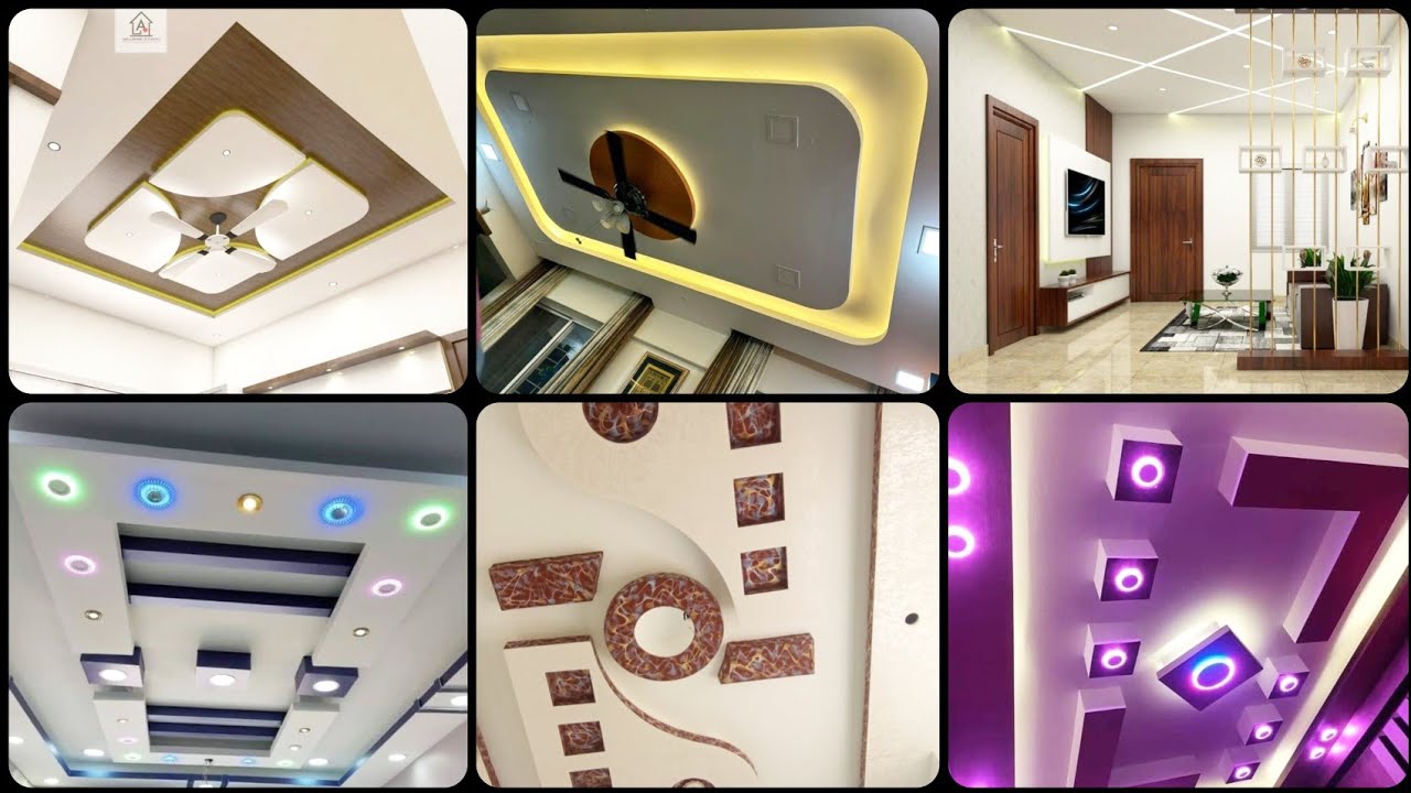 100 Modern False Ceiling Design Ideas 2025 Gypsum Ceiling Fan Design bedroom | Ceiling Design Trends
