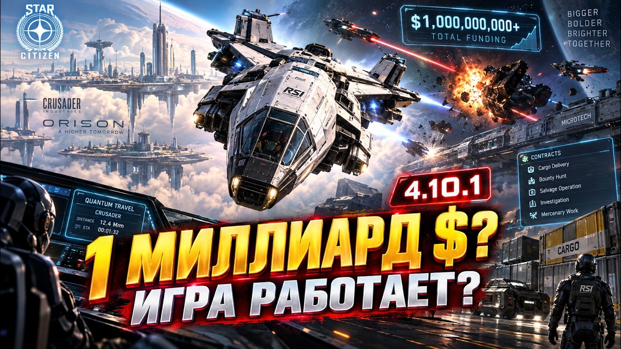 STAR CITIZEN 4.10.1 - Вернулся после перерыва! Что изменилось за миллиард долларов?