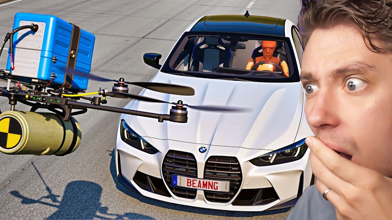 Реакция на провал эпичного полицейского преследования в beamNG