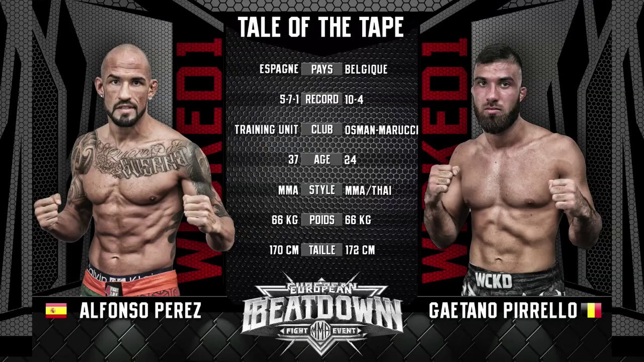 EBD1 - Alfonso Perez Vs Gaetano Pirrello