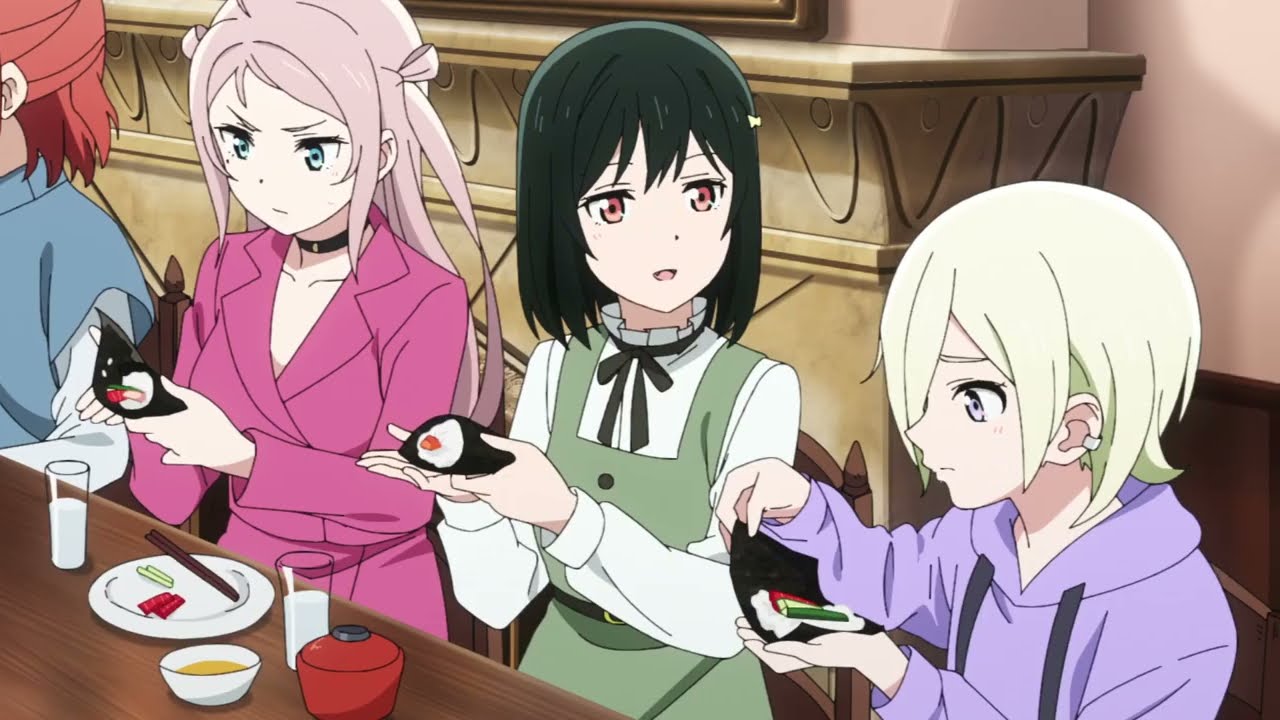 Love Live Nijigaku, but it's only the parts where Mia Taylor speaks English