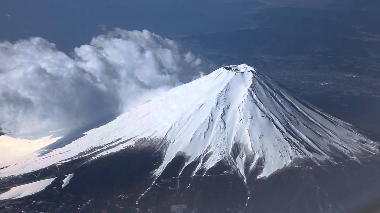 ANA B777-300からみる富士山(Mt.Fuji)