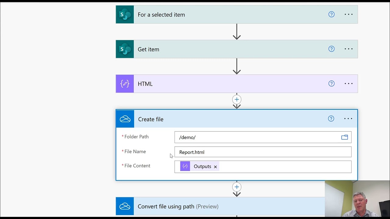 How to create a PDF using Power Automate from a SharePoint List Item