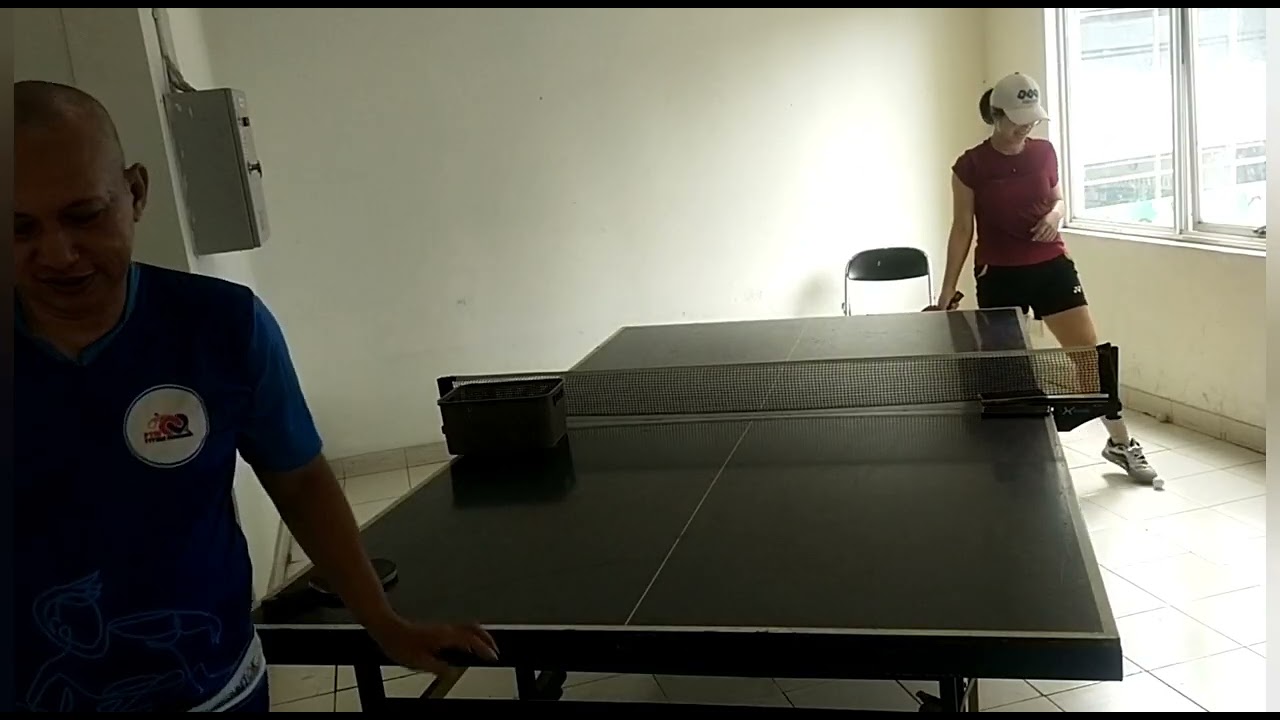 Belajar Bola chop dengan backspin dan bola Rally by Yudie PB