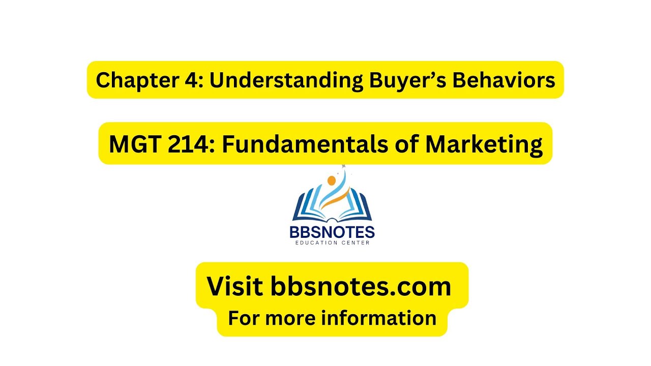 BBS 3rd Year Marketing Chapter 4 Notes PDF