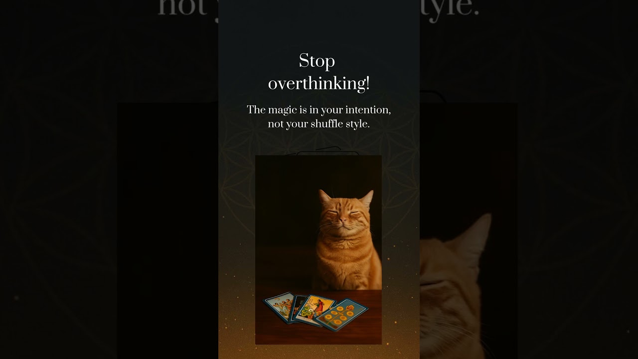 Tarot Tip Tuesday ✨ Stop Over-Shuffling &mdash; The Shuffle Trick That Saves Your Readings