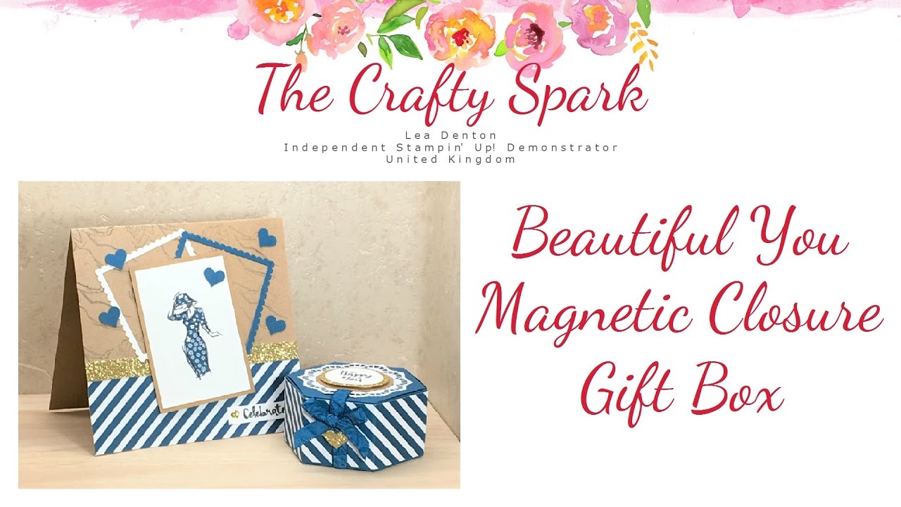 Beautiful You Stampin’ Up! Magnetic Closure Gift Box