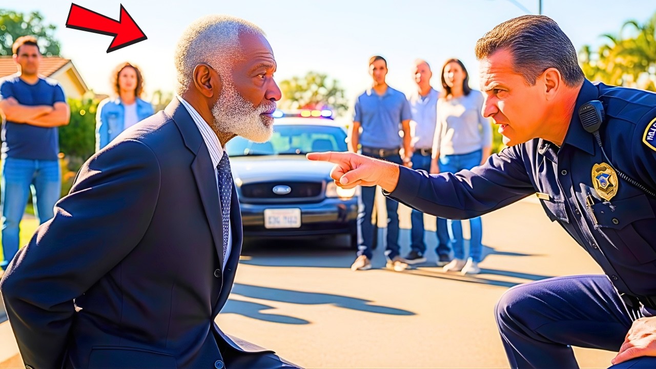 A Cop Forces a Black Old Man to Kneel in the Street — Moments Later, the Call That Changes situation